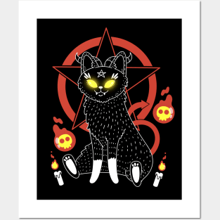 Devil Cat Posters and Art